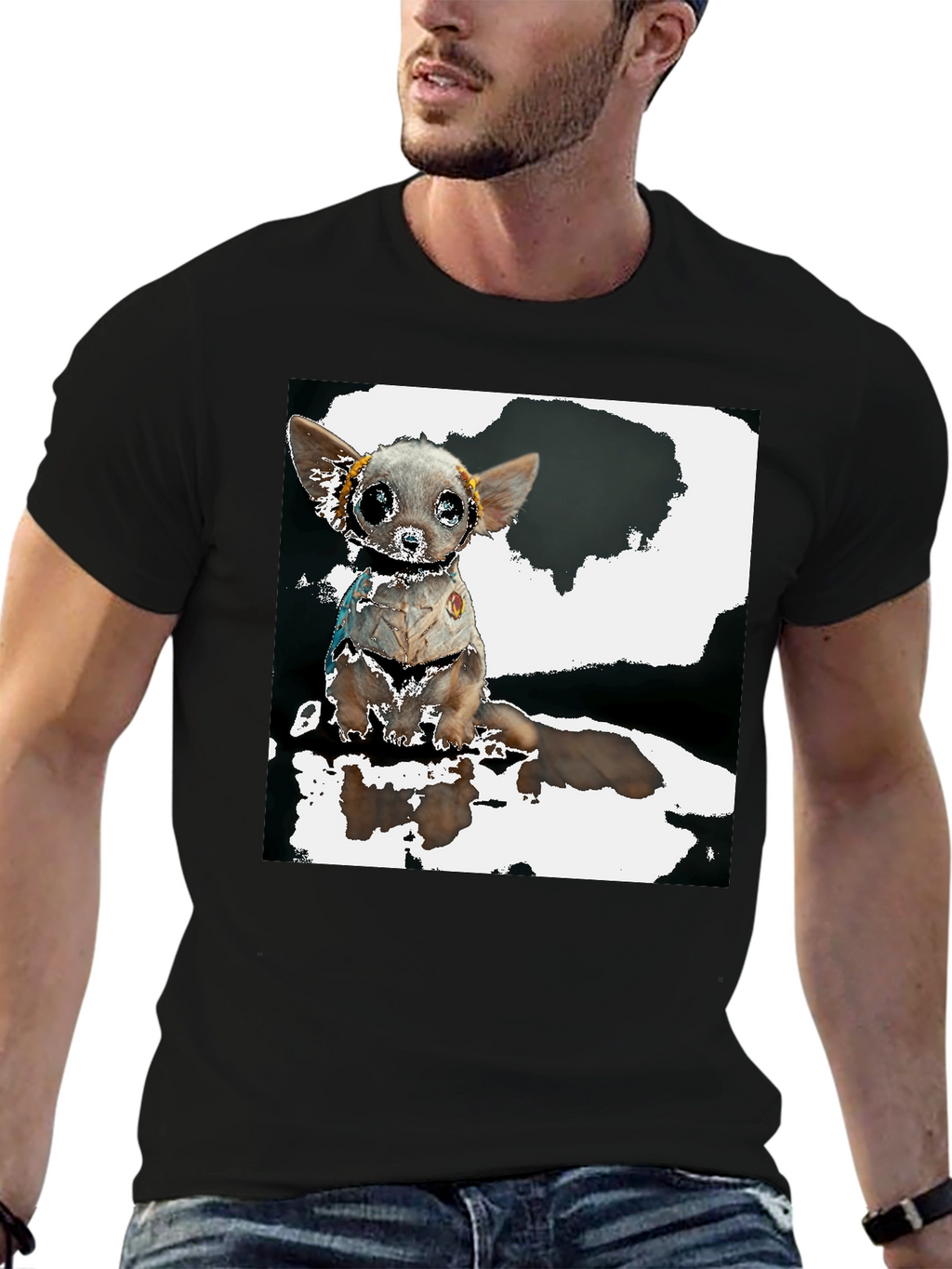 Cool Chihuahua Astronaut T-Shirt