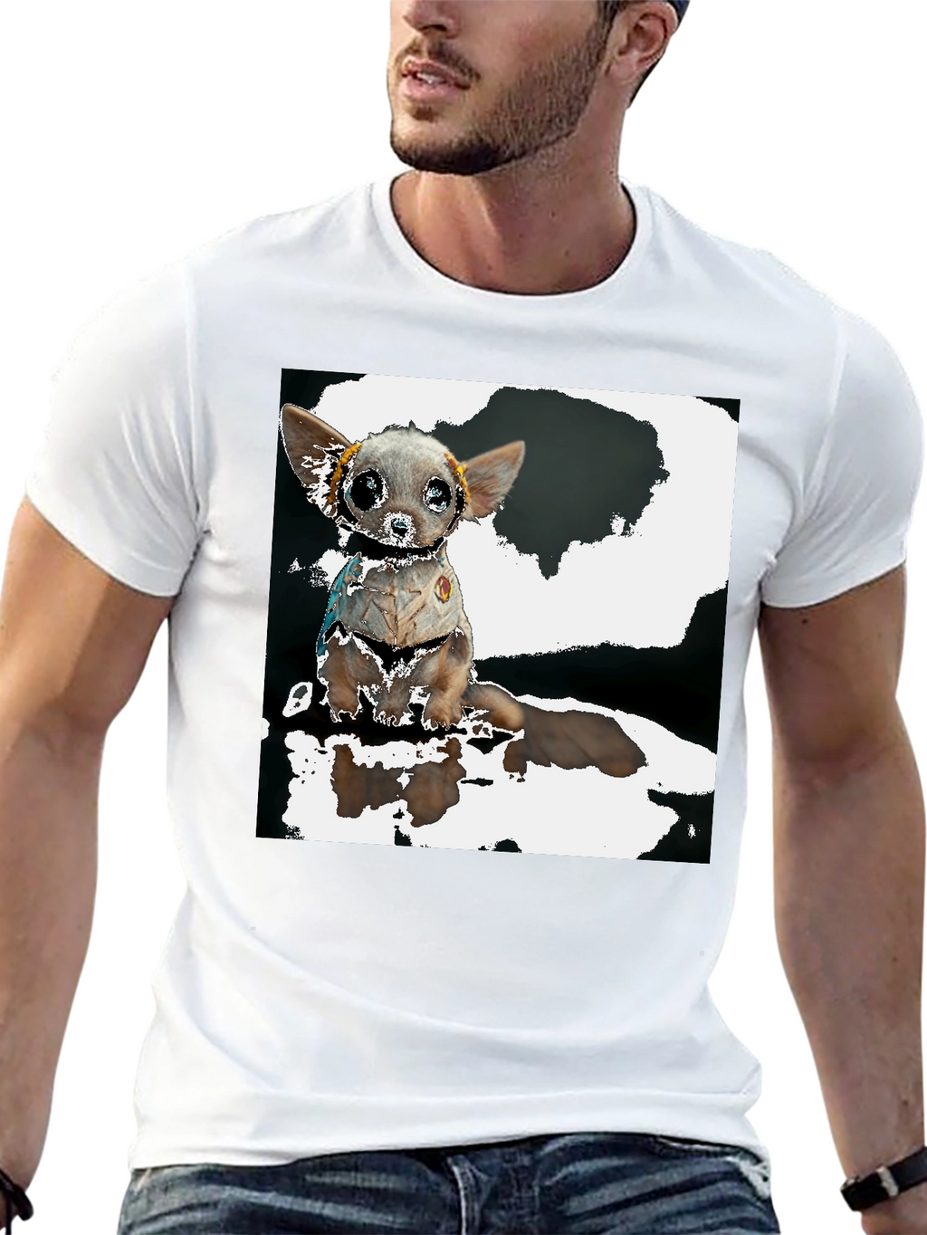Cool Chihuahua Astronaut T-Shirt