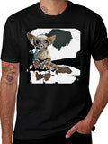 Cool Chihuahua Astronaut T-Shirt