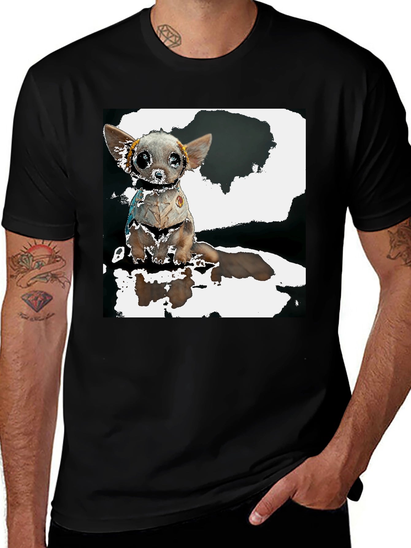 Cool Chihuahua Astronaut T-Shirt