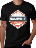 Nashville Strong Graphic Tee - City Skyline