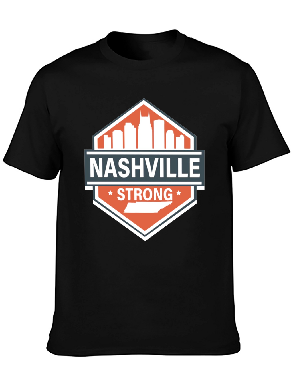 Nashville Strong Graphic Tee - City Skyline