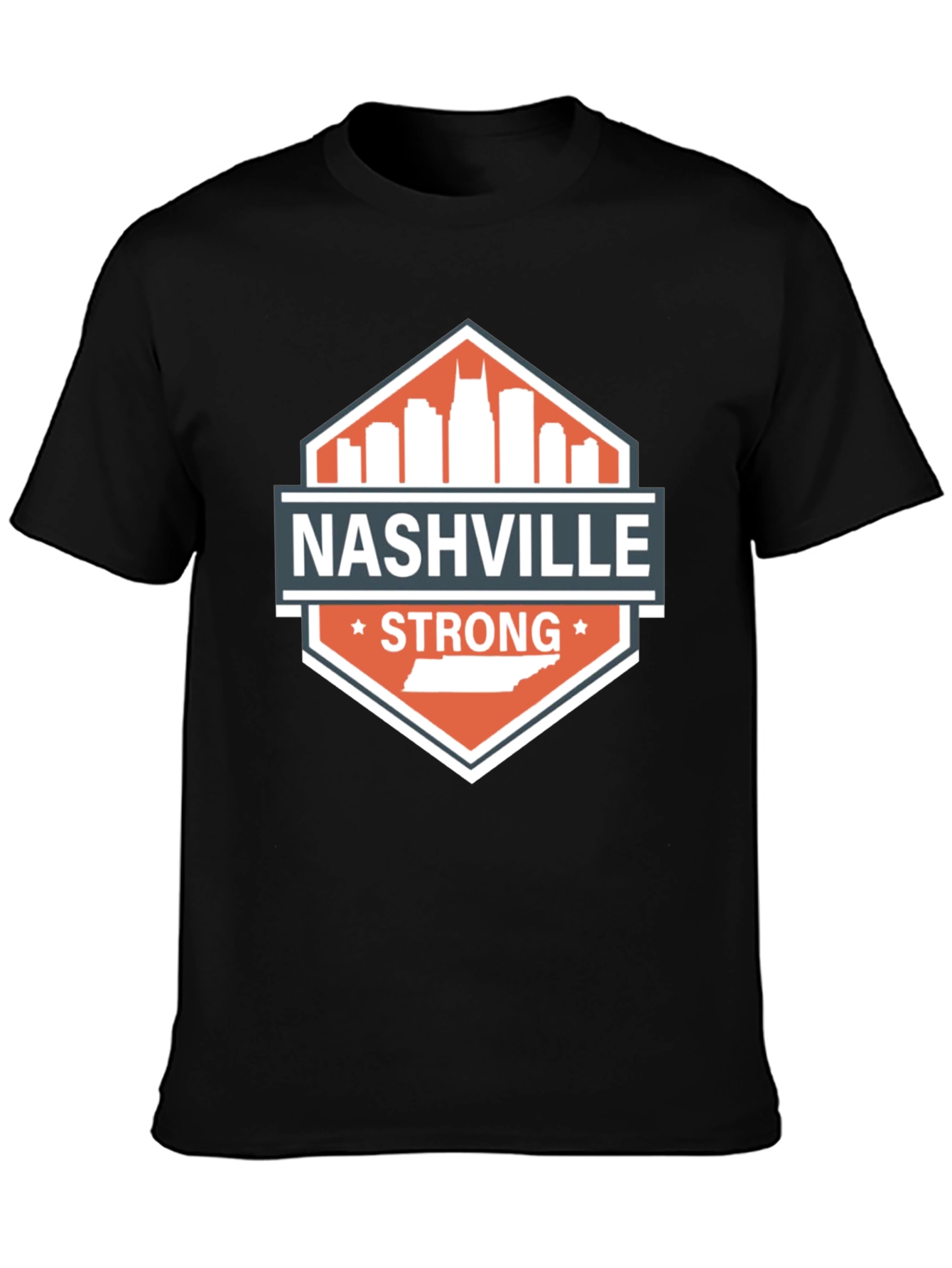 Nashville Strong Graphic Tee - City Skyline