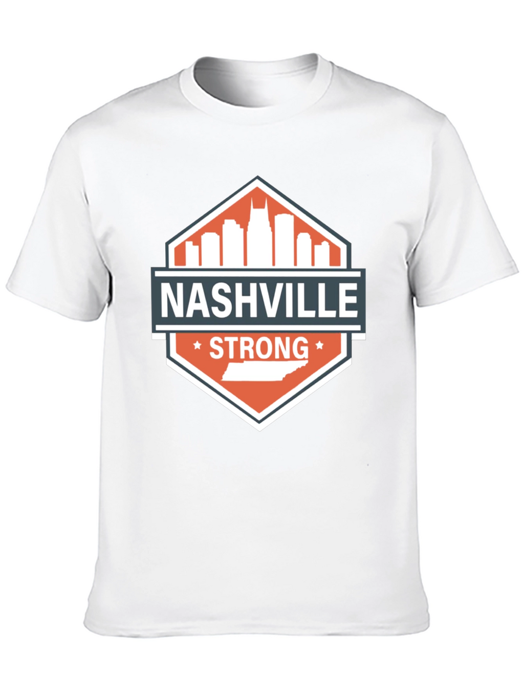 Nashville Strong Graphic Tee - City Skyline