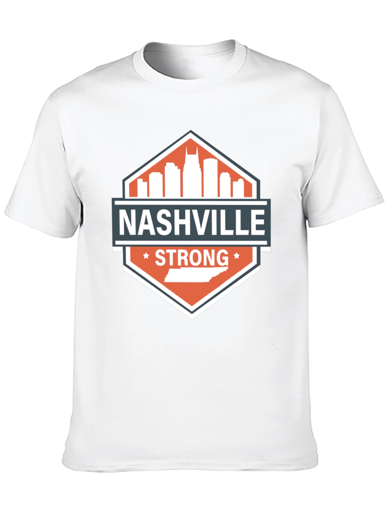 Nashville Strong Graphic Tee - City Skyline