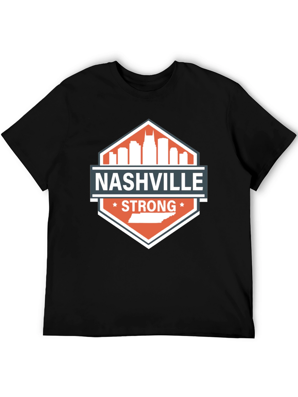 Nashville Strong Graphic Tee - City Skyline