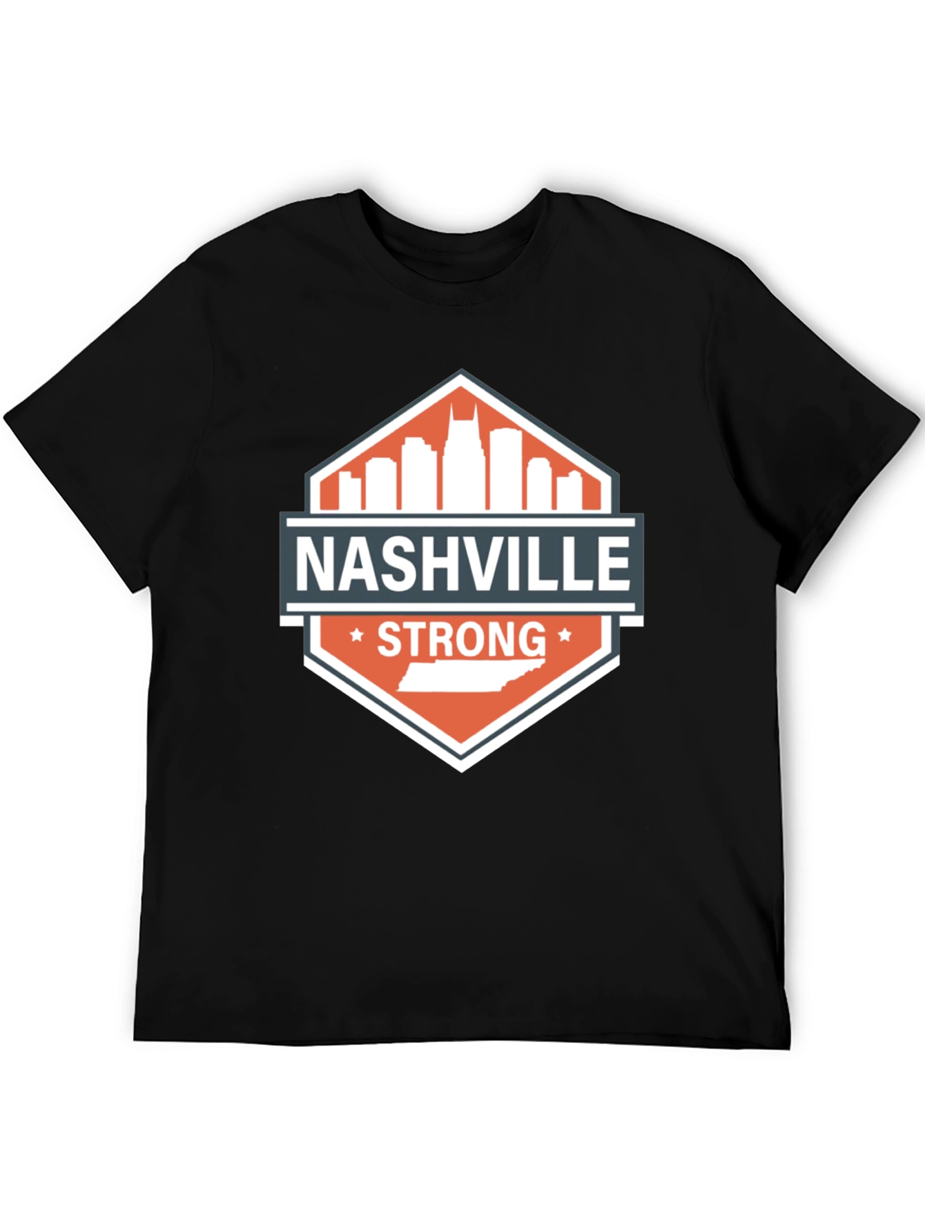 Nashville Strong Graphic Tee - City Skyline