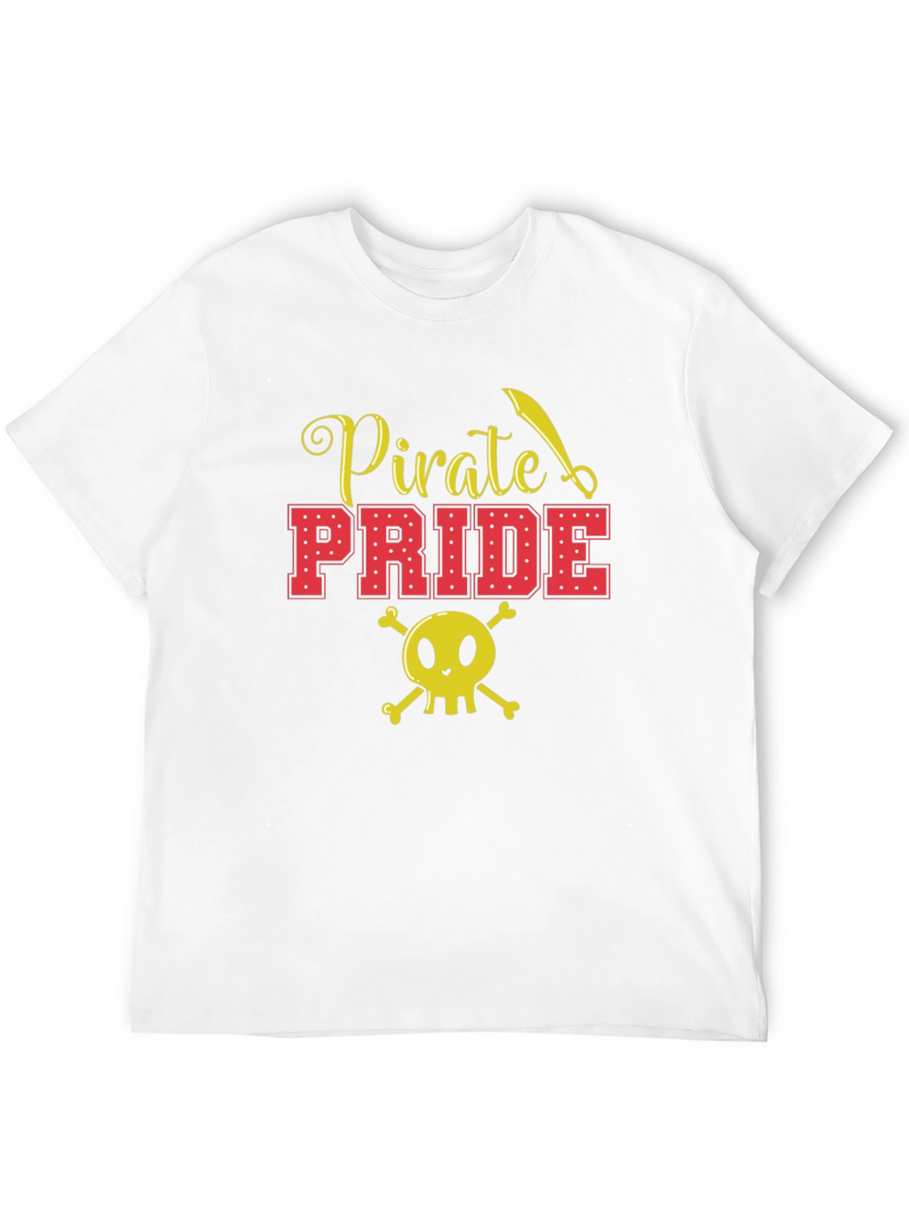 Pirate Pride Graphic T-Shirt - Black Cotton Tee
