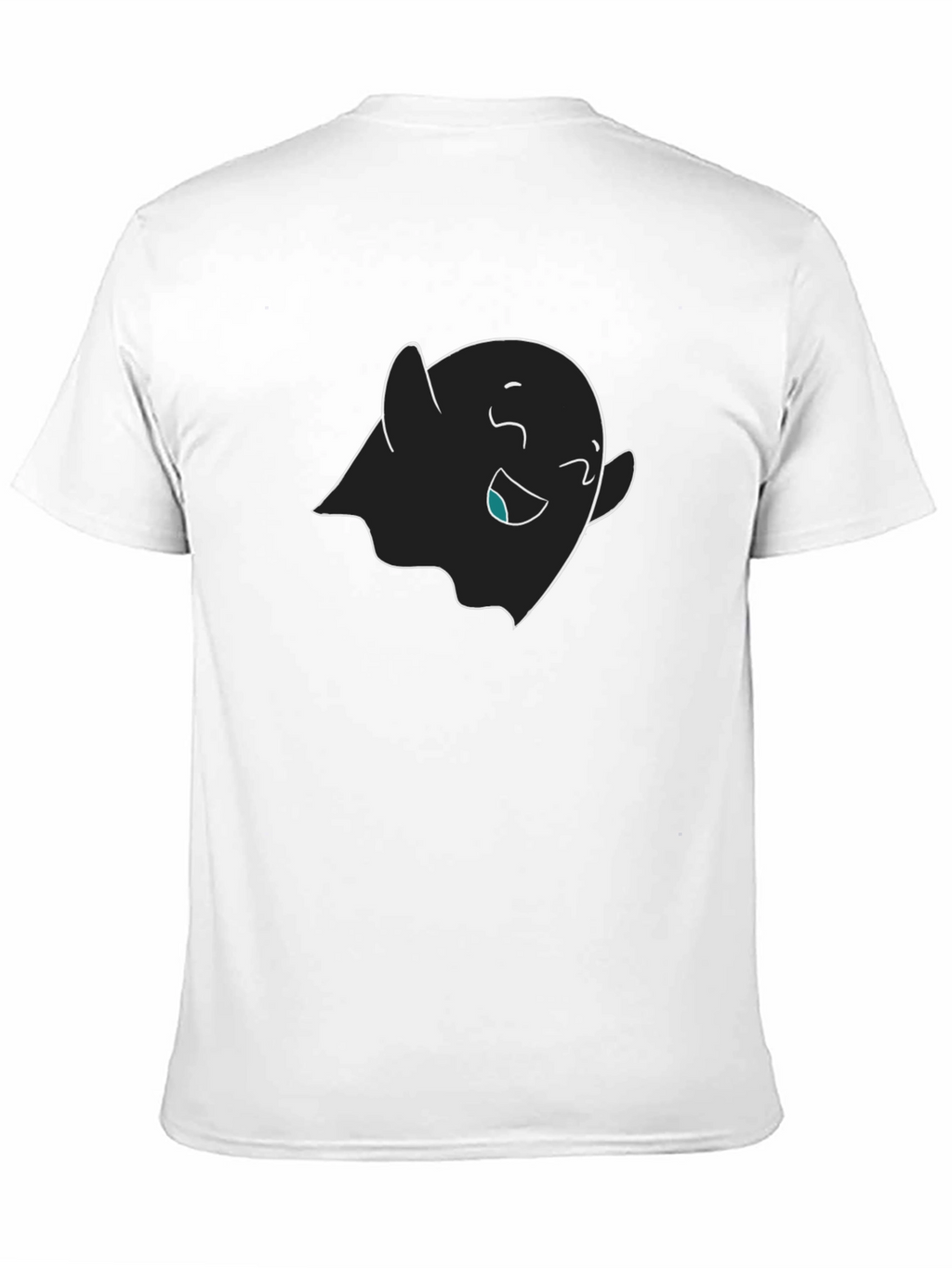 Cute Ghost Graphic Black T-Shirt
