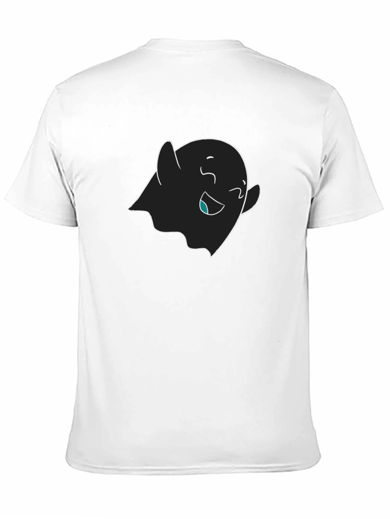 Cute Ghost Graphic Black T-Shirt