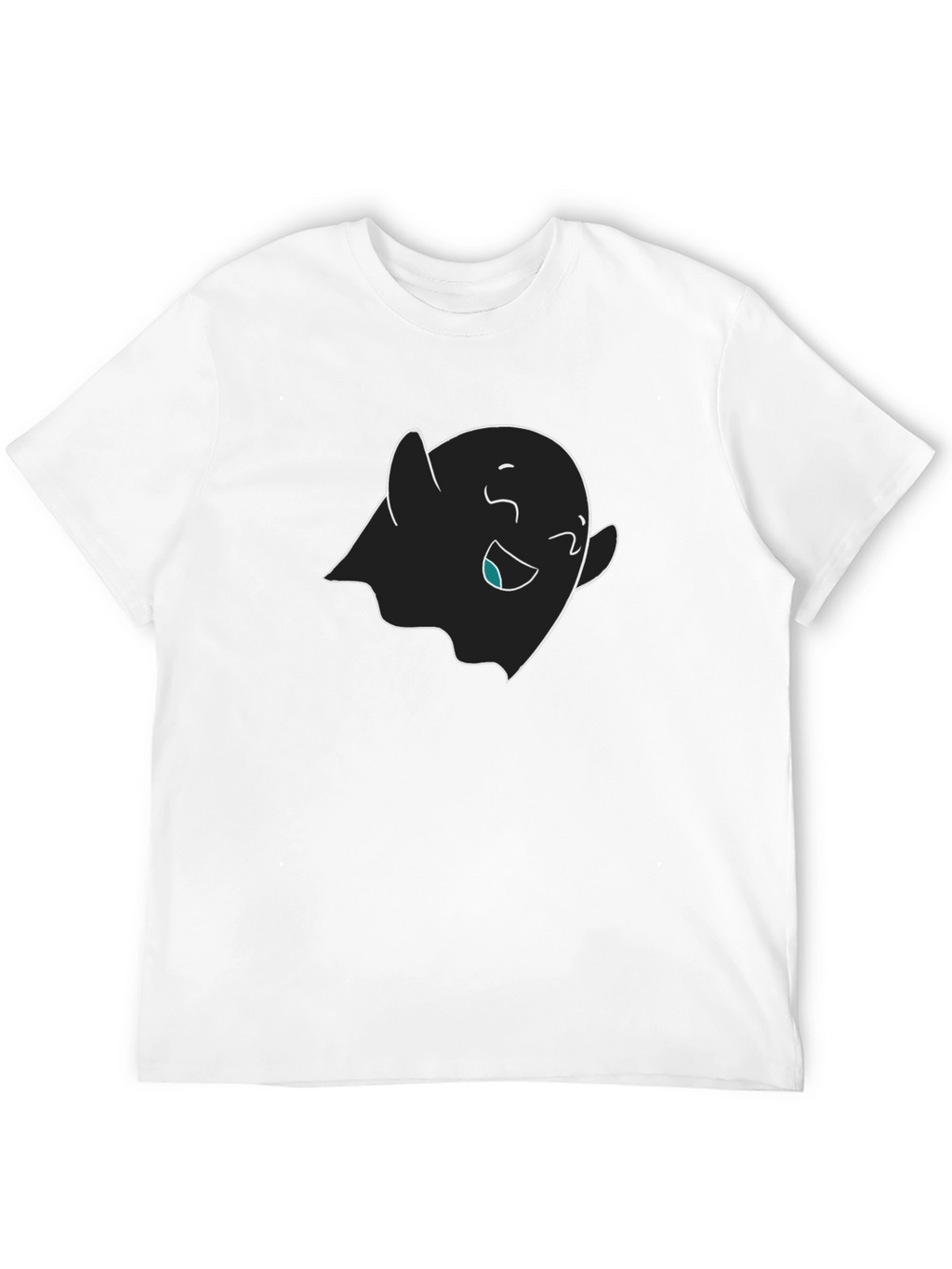 Cute Ghost Graphic Black T-Shirt