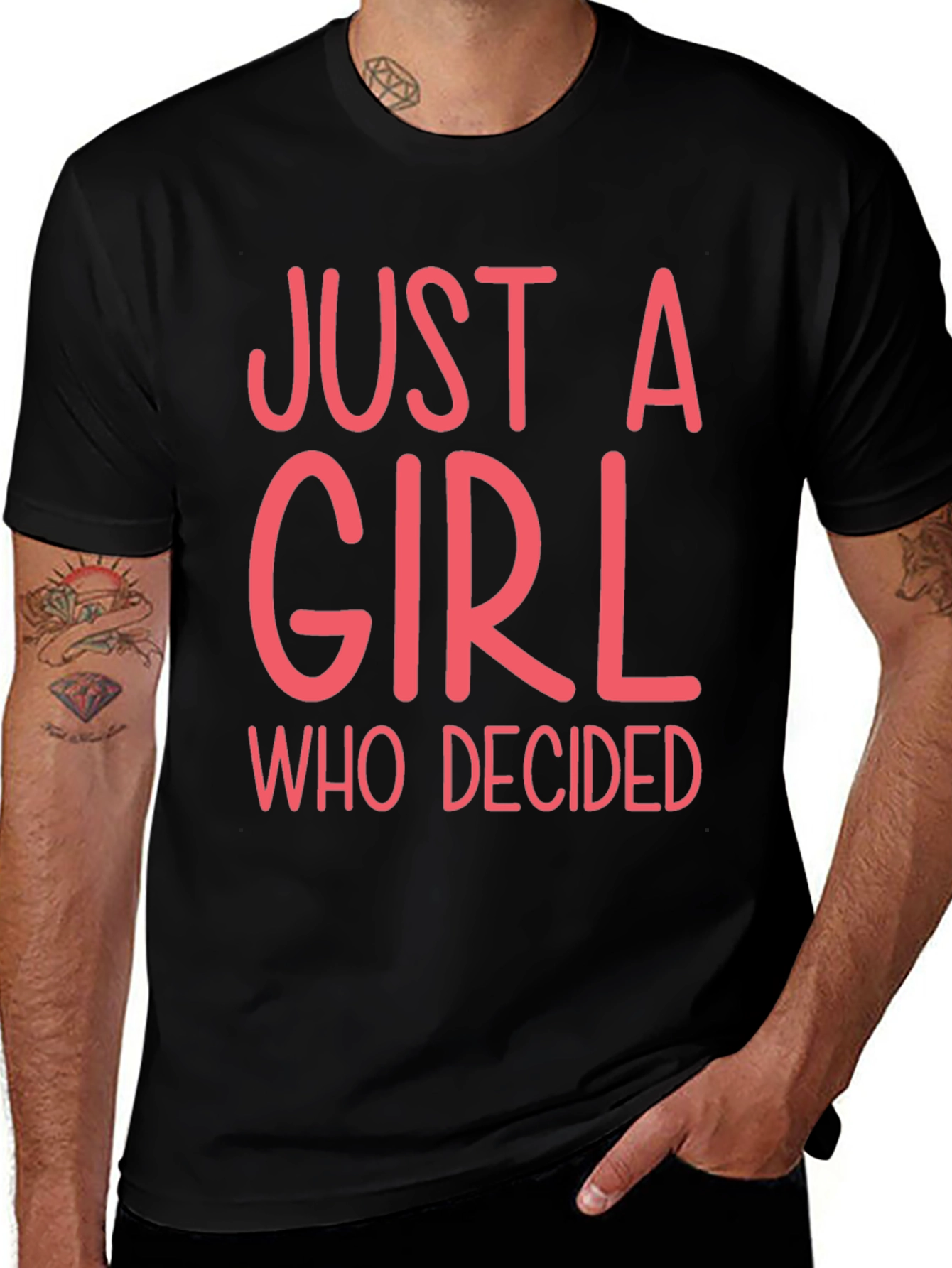 Just A Girl Who Decided Graphic Tee