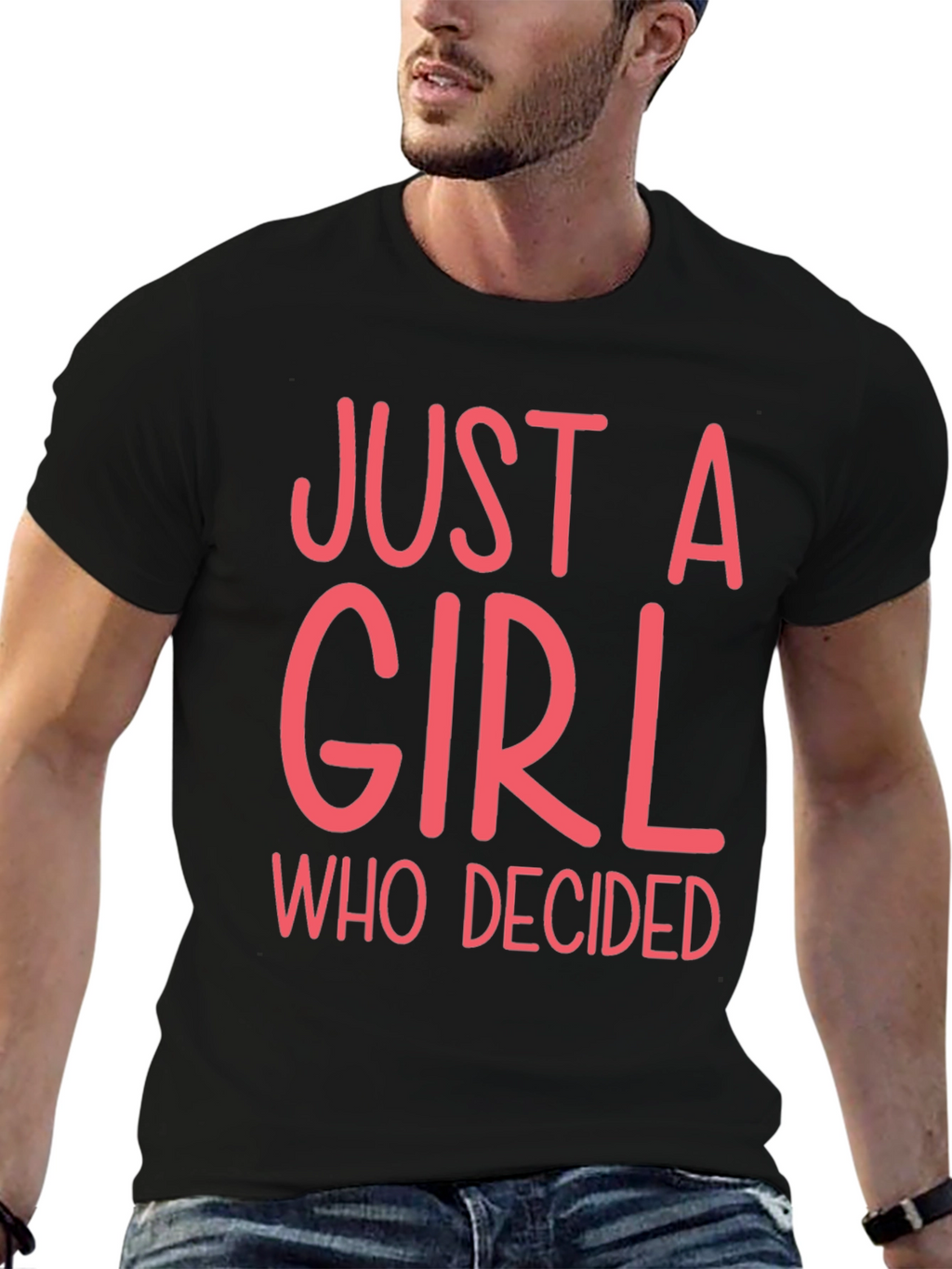 Just A Girl Who Decided Graphic Tee