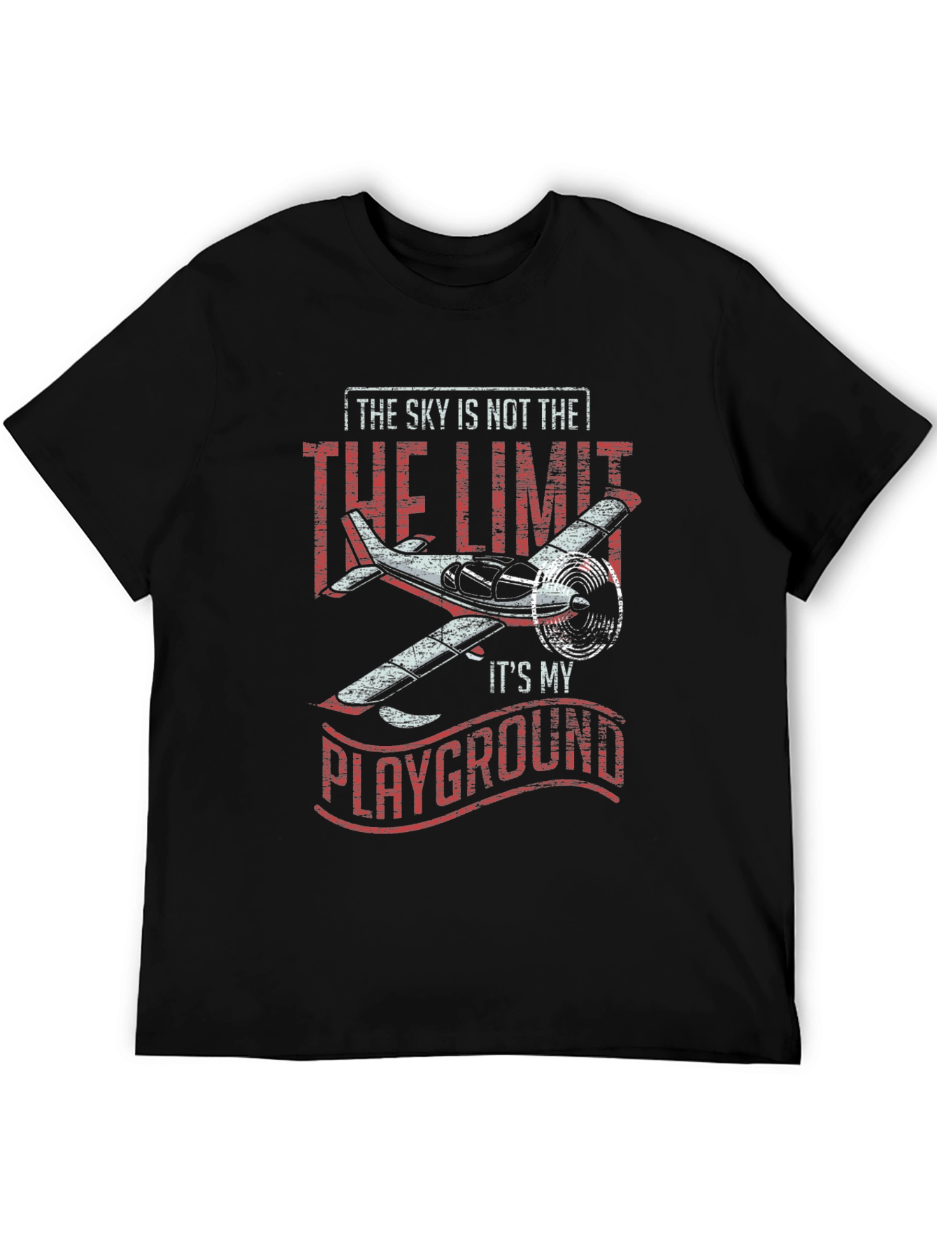 Sky is Not The Limit T-Shirt Airplane Pilot