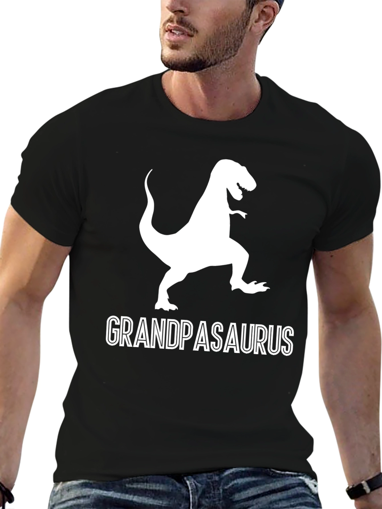 Grandpasaurus T-Shirt - Dinosaur Grandpa Tee