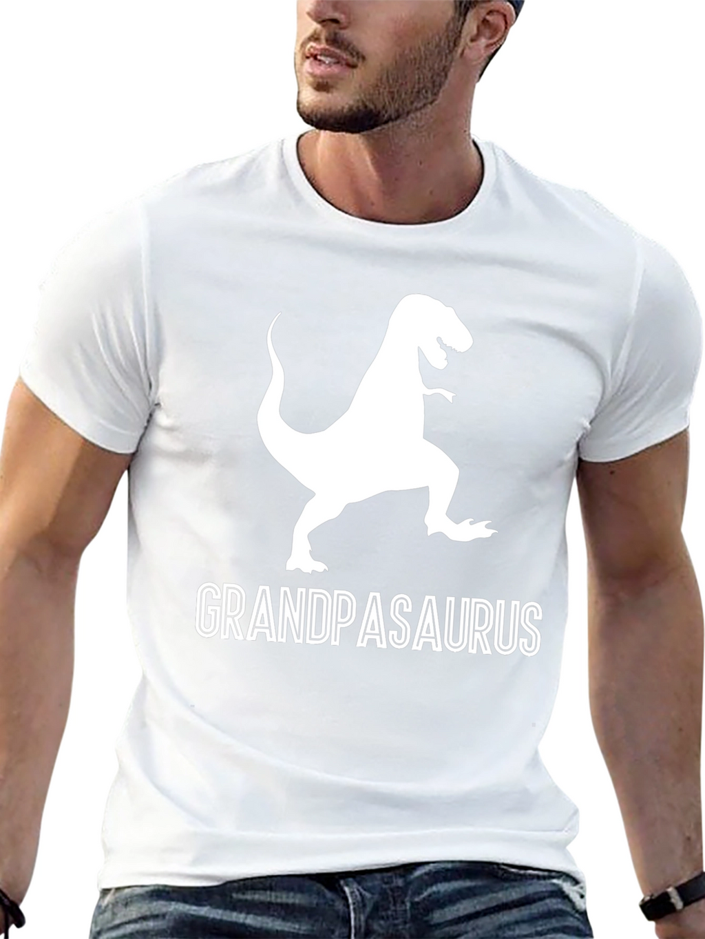 Grandpasaurus T-Shirt - Dinosaur Grandpa Tee