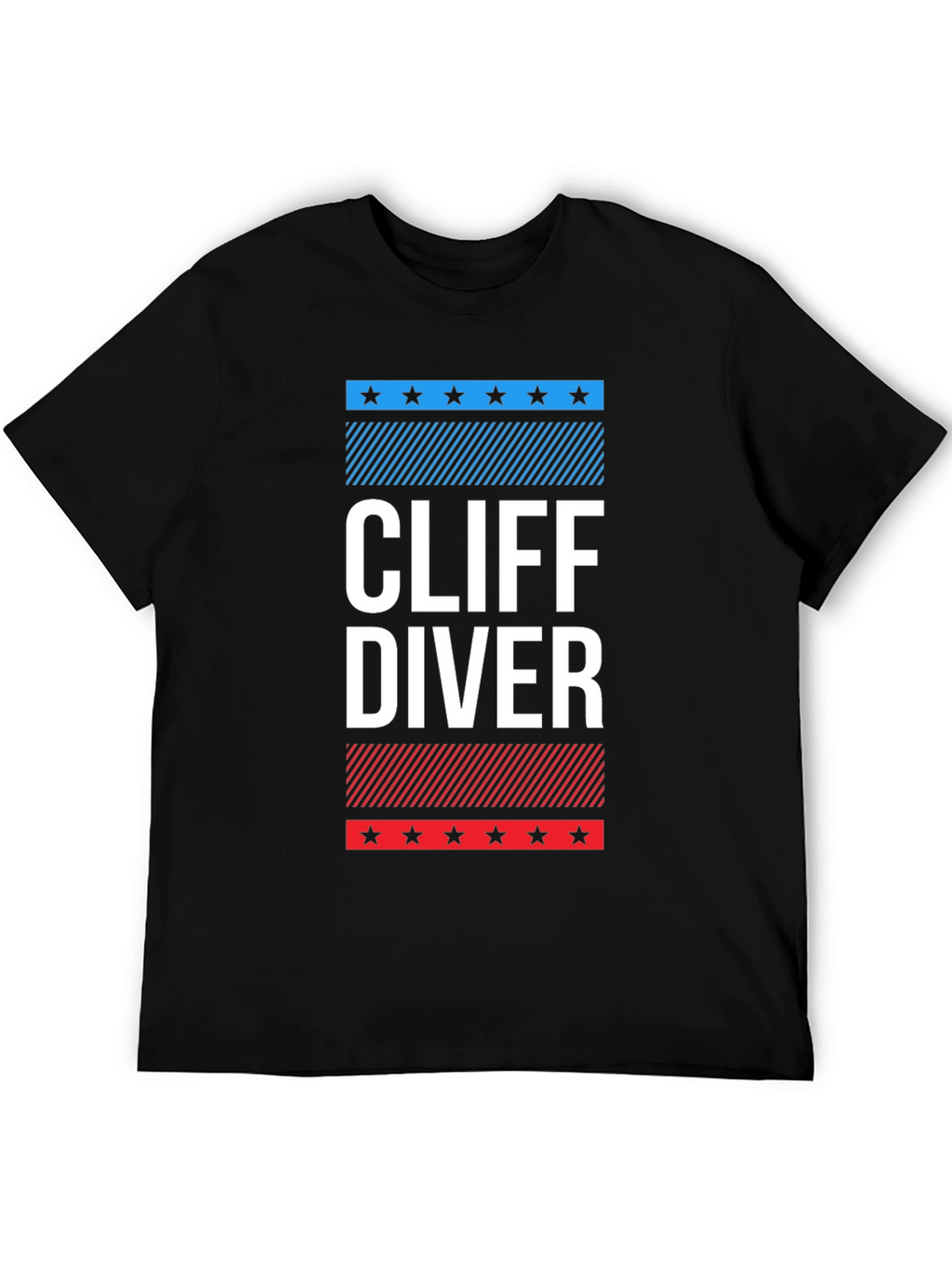Cliff Diver Graphic Tee - Patriotic Design