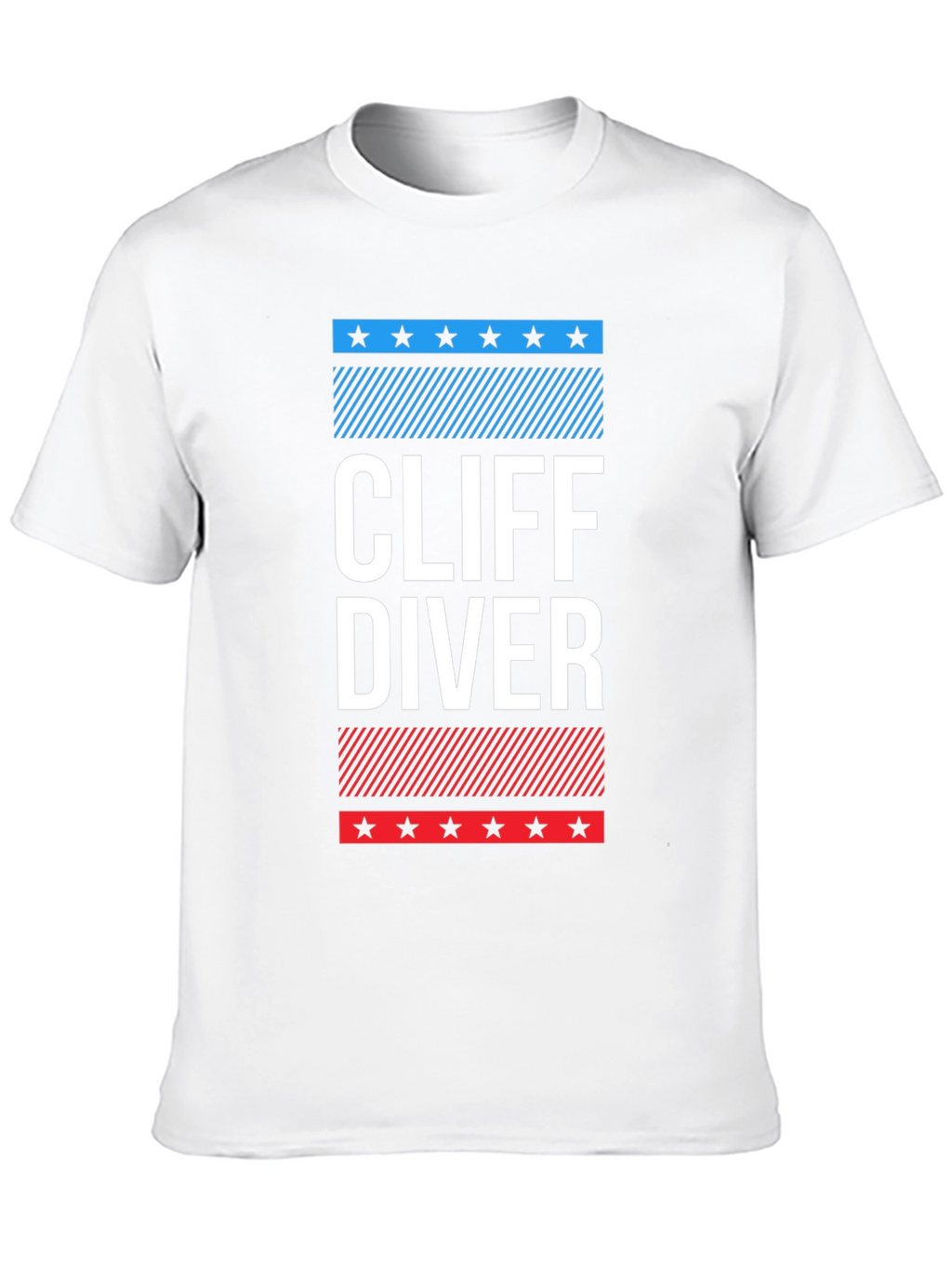 Cliff Diver Graphic Tee - Patriotic Design
