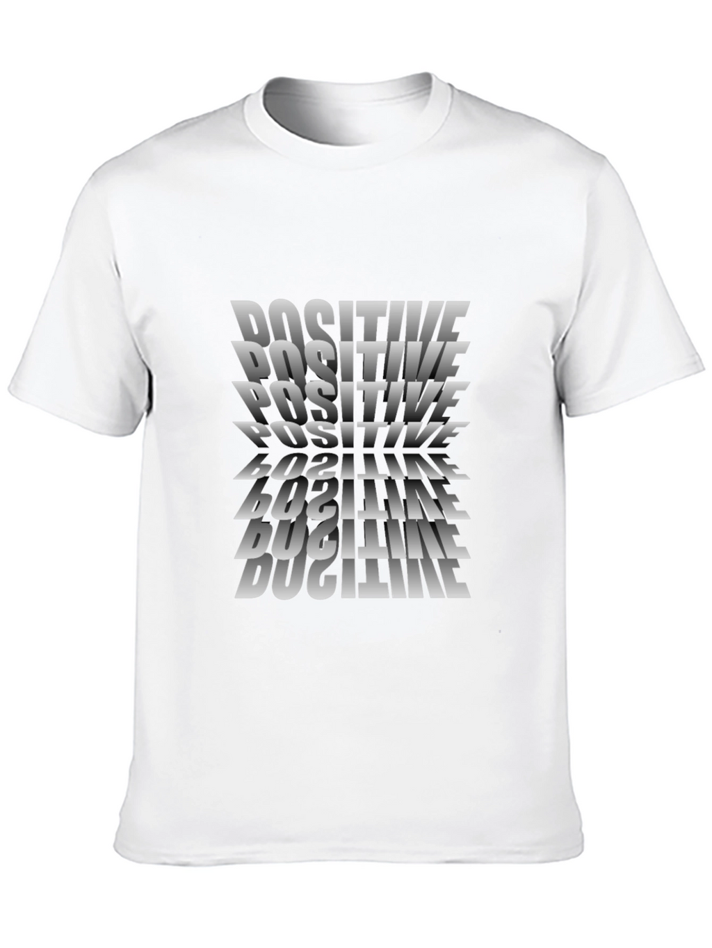 Positive Illusion Black Graphic T-Shirt