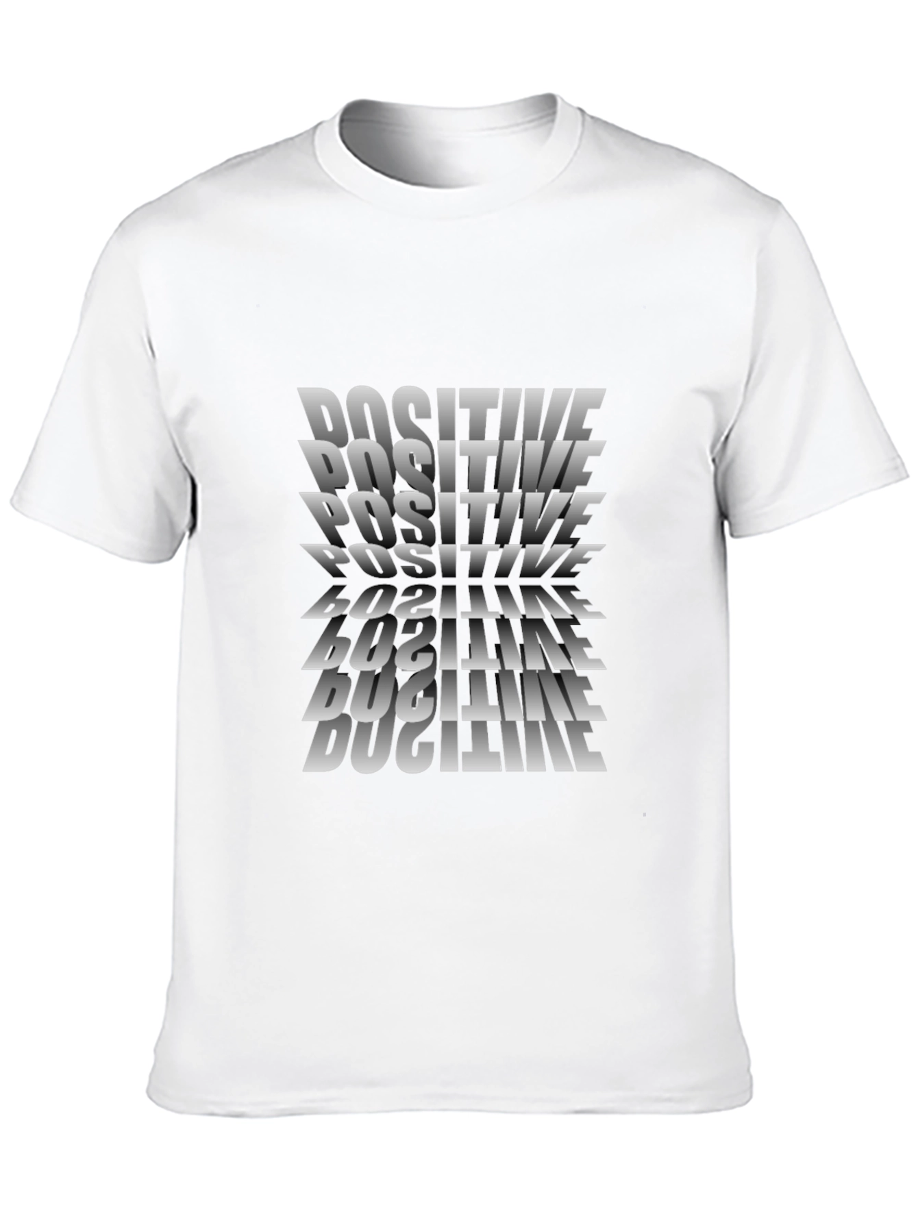 Positive Illusion Black Graphic T-Shirt