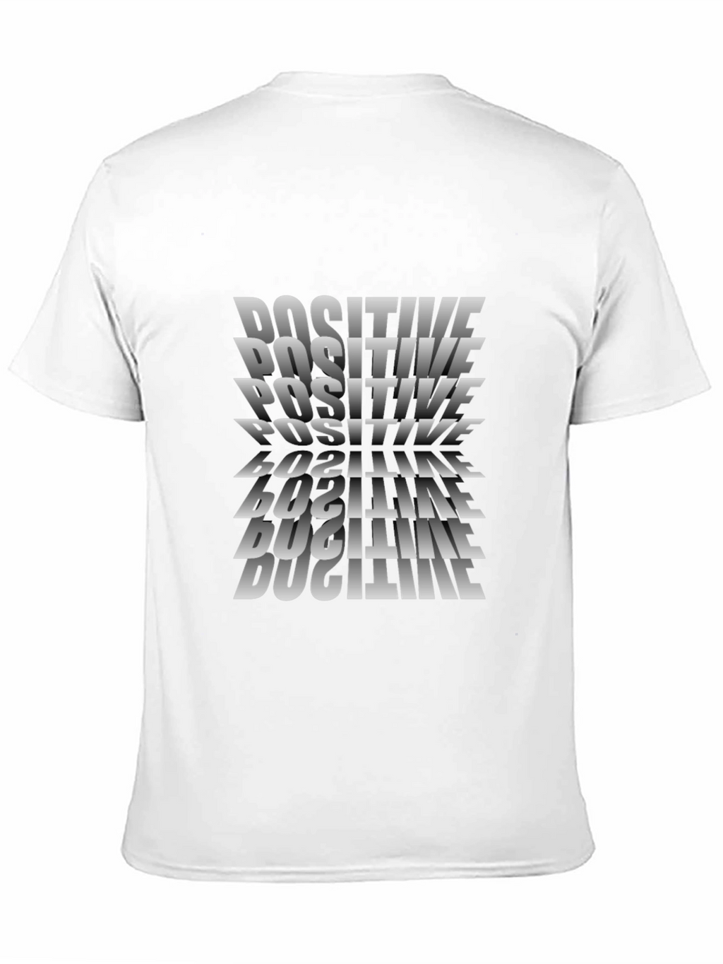Positive Illusion Black Graphic T-Shirt