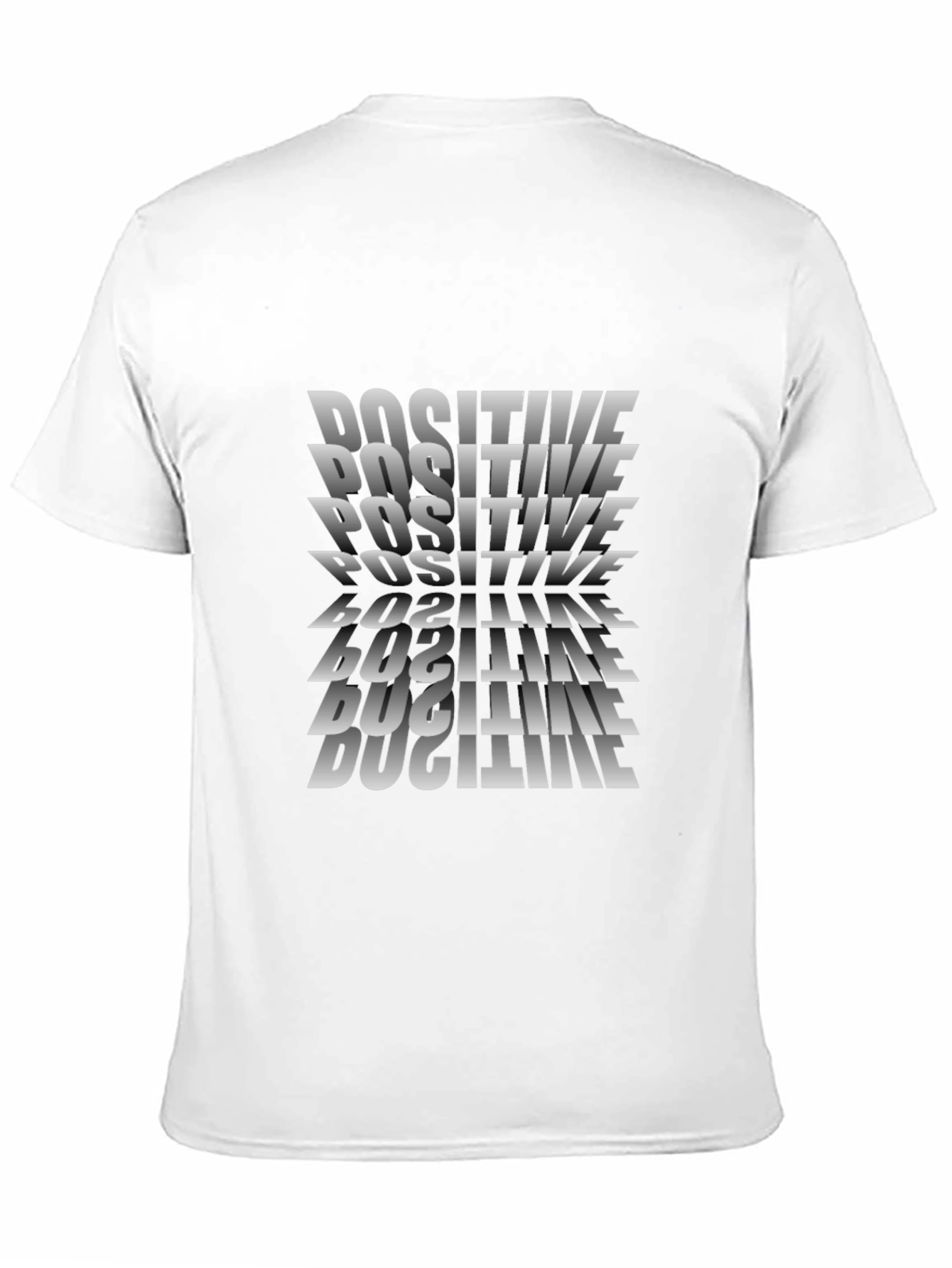 Positive Illusion Black Graphic T-Shirt