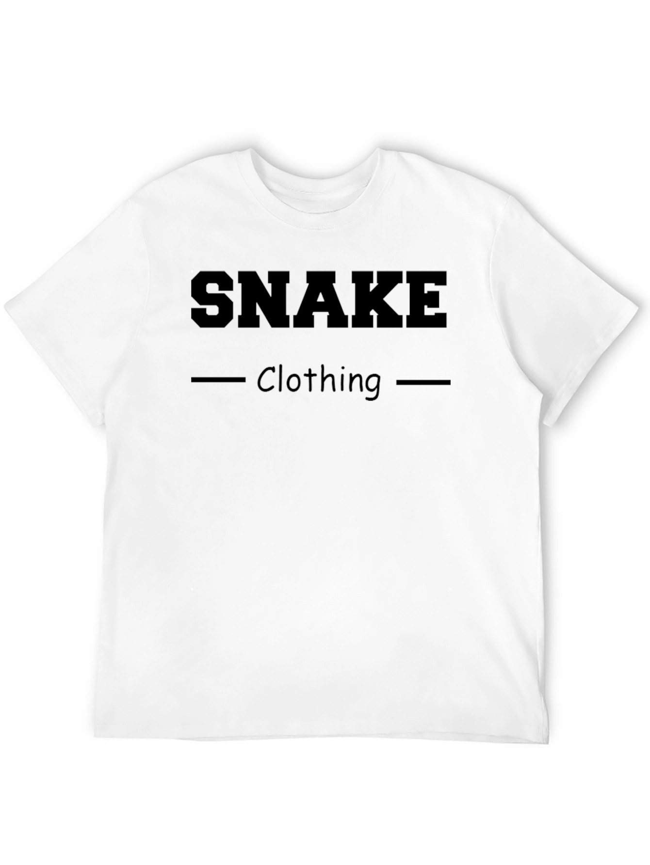 Snake Clothing Mens Black T-Shirt