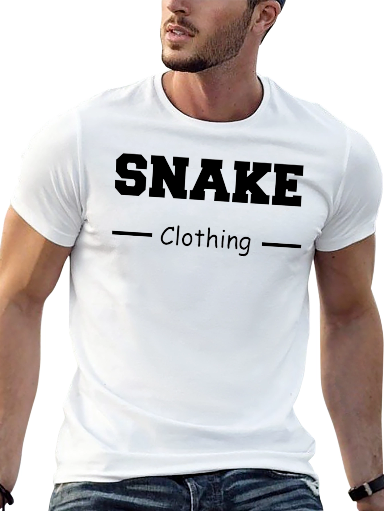 Snake Clothing Mens Black T-Shirt