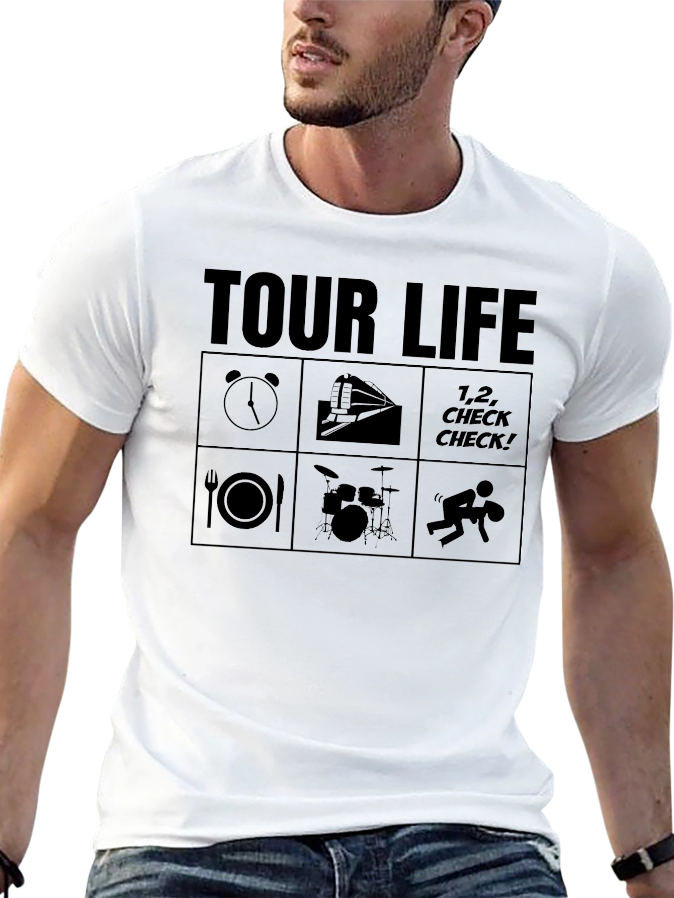 Tour Life Graphic Tee - Musicians T-Shirt