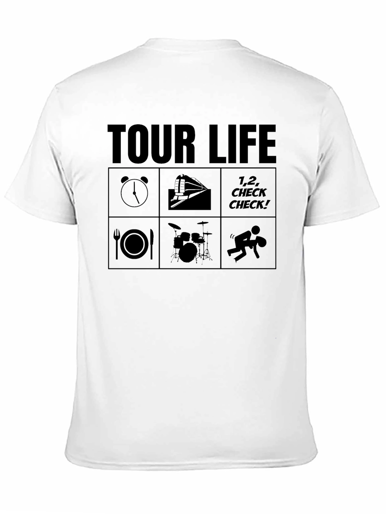 Tour Life Graphic Tee - Musicians T-Shirt