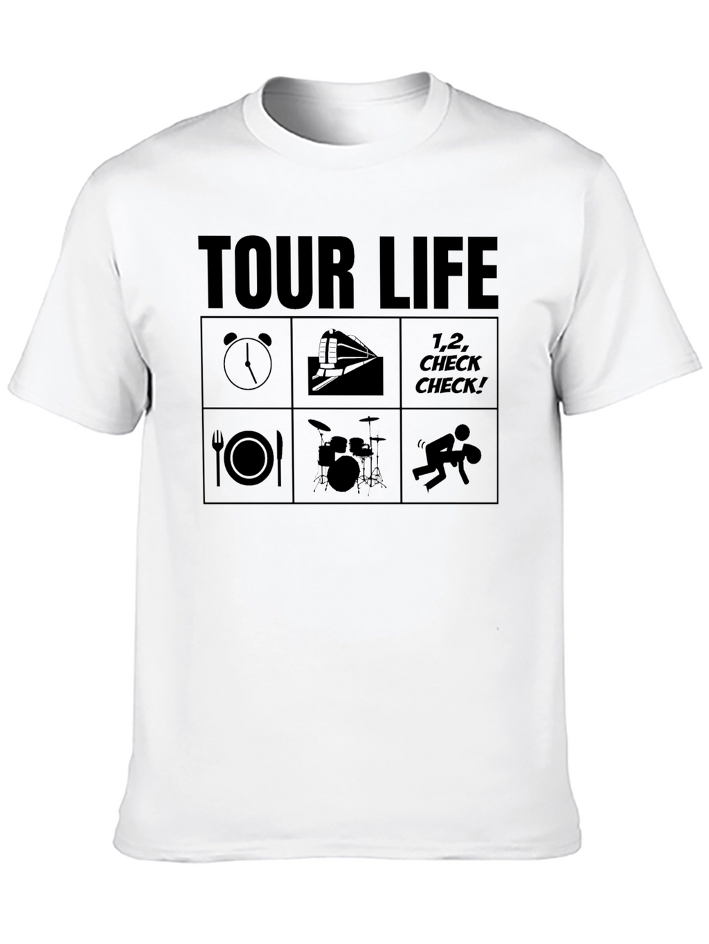 Tour Life Graphic Tee - Musicians T-Shirt
