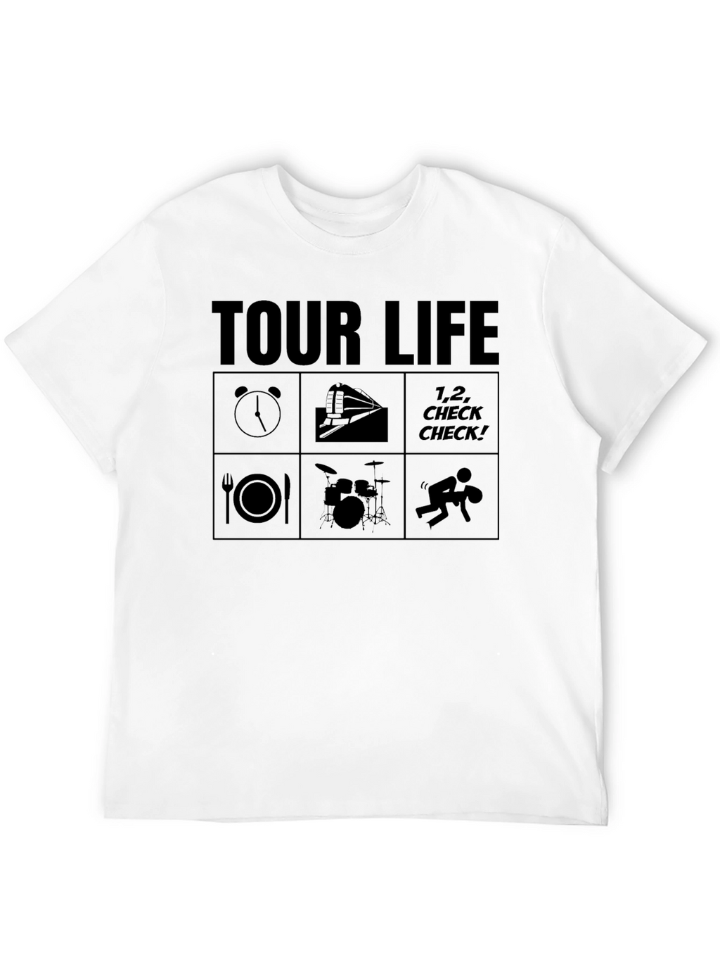 Tour Life Graphic Tee - Musicians T-Shirt