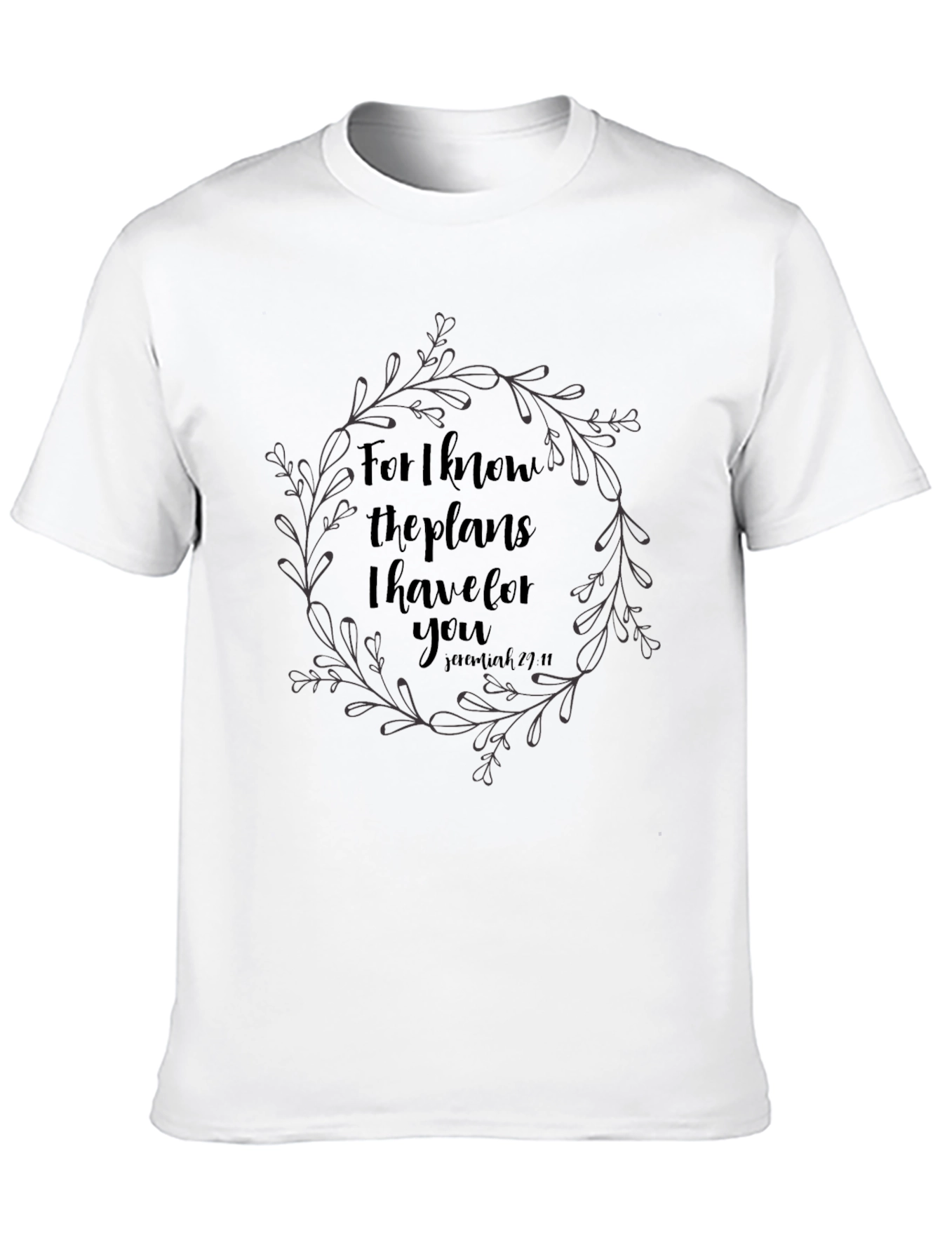 Faith-Based Graphic Tee: Jeremiah 29:11