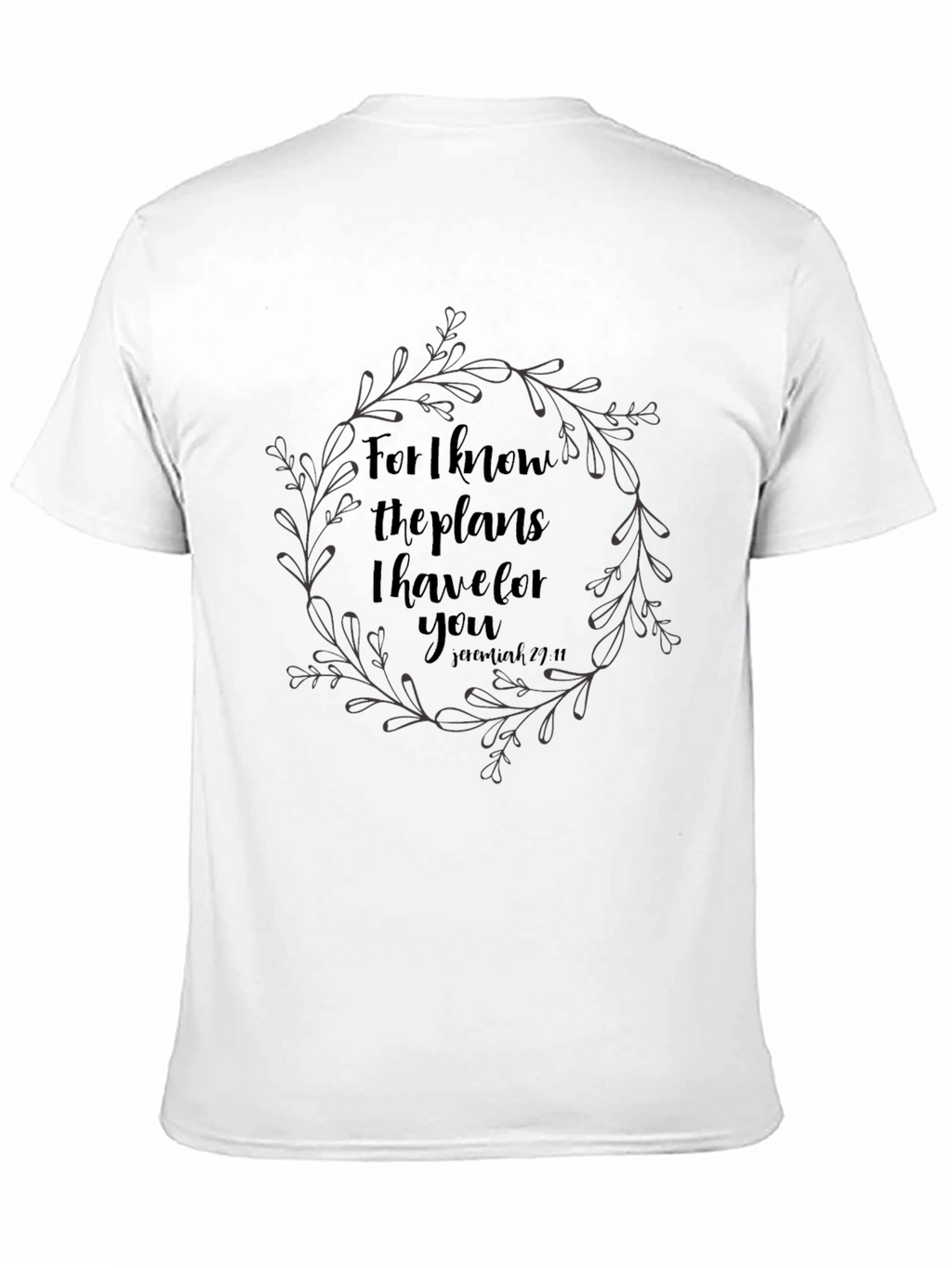 Faith-Based Graphic Tee: Jeremiah 29:11