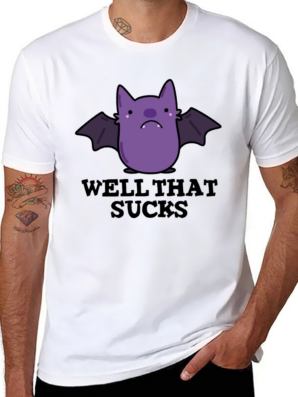 Well That Sucks Bat T-Shirt - Funny Graphic Tee