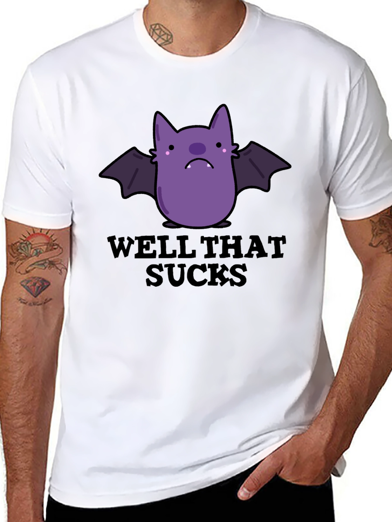 Well That Sucks Bat T-Shirt - Funny Graphic Tee