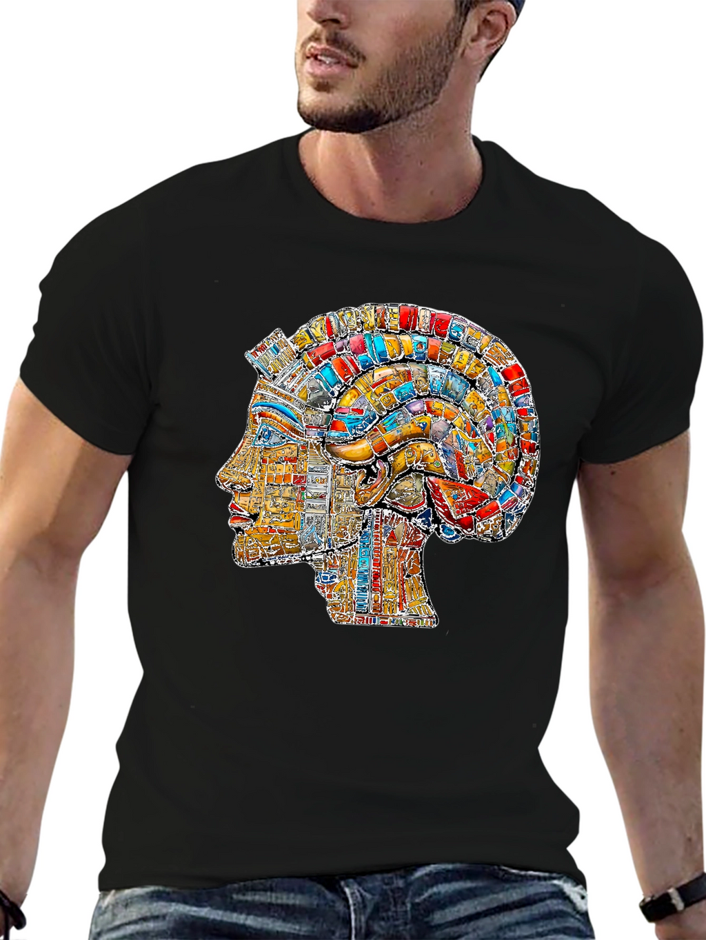 Egyptian Pharaoh Graphic T-Shirt - Unique Design