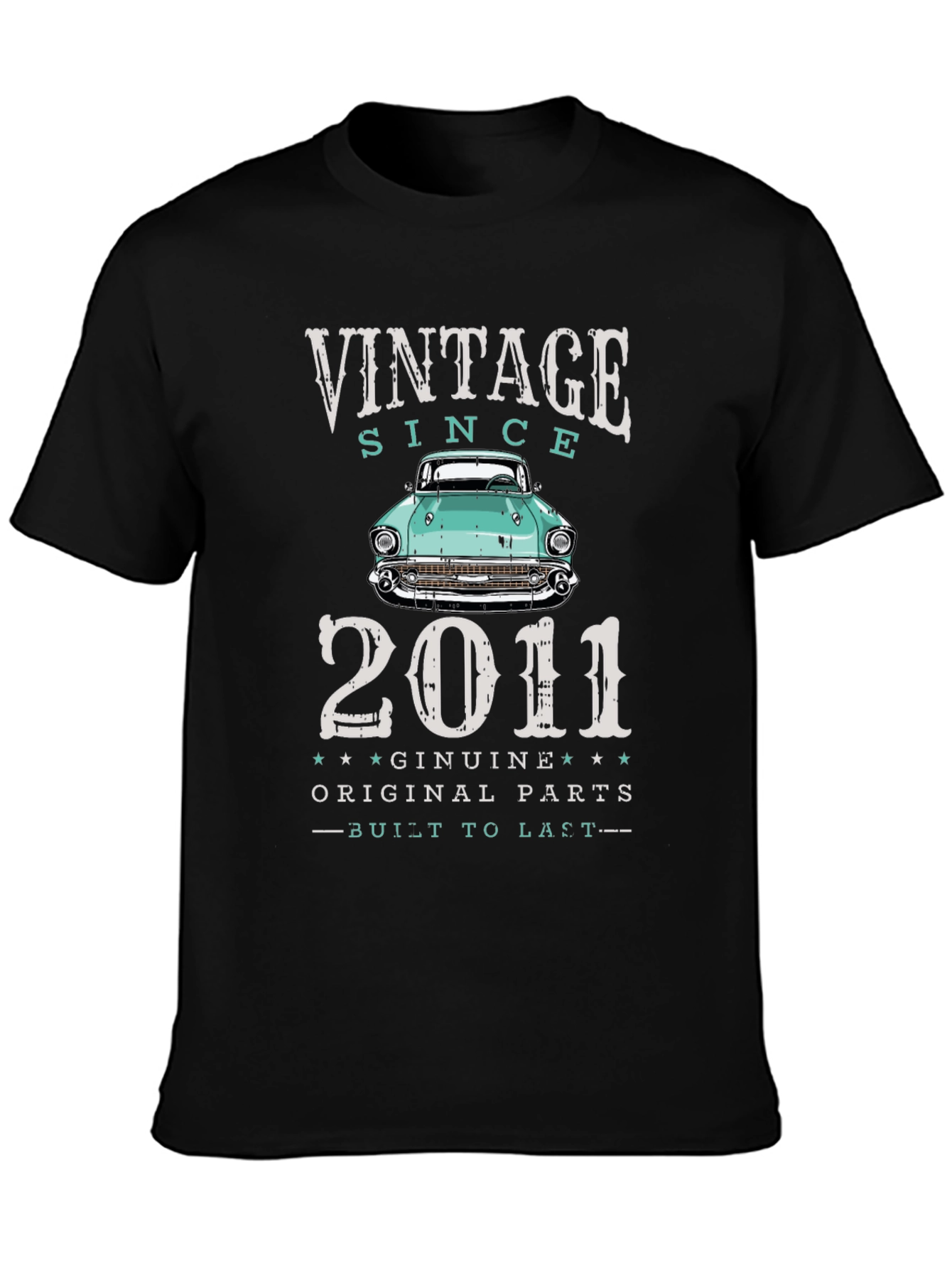 Vintage Since 2011 Car T-Shirt