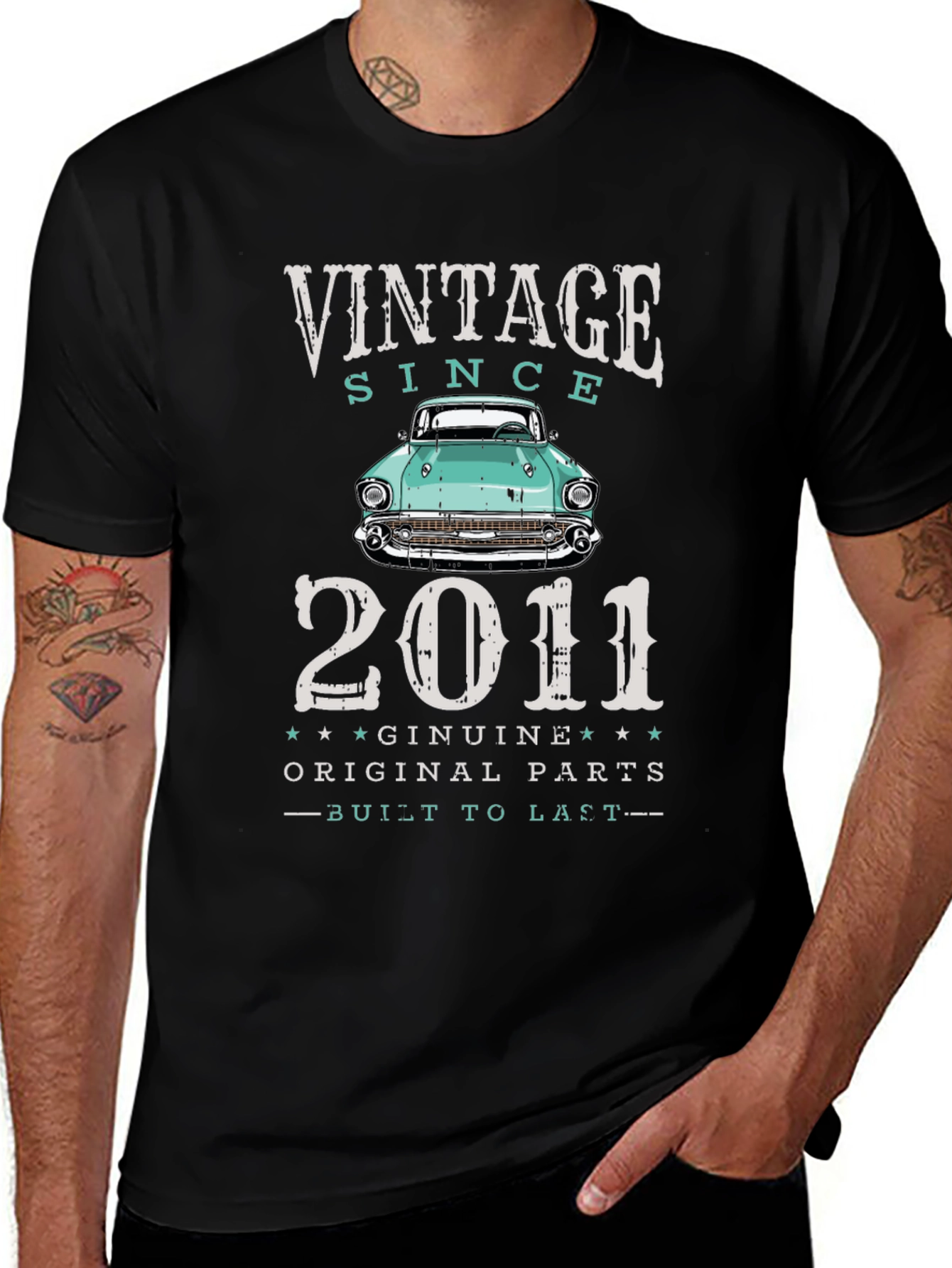 Vintage Since 2011 Car T-Shirt