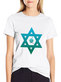 Star of David Planet Graphic T-Shirt