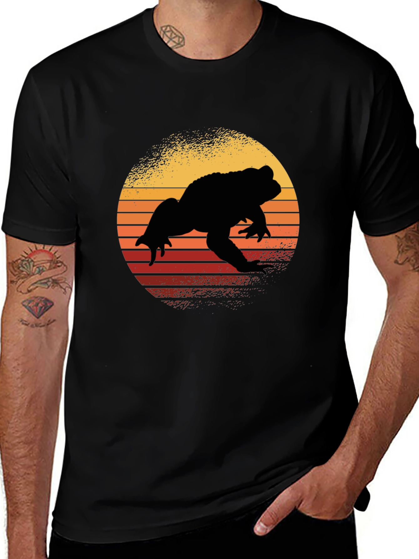 Retro Toad Silhouette T-Shirt
