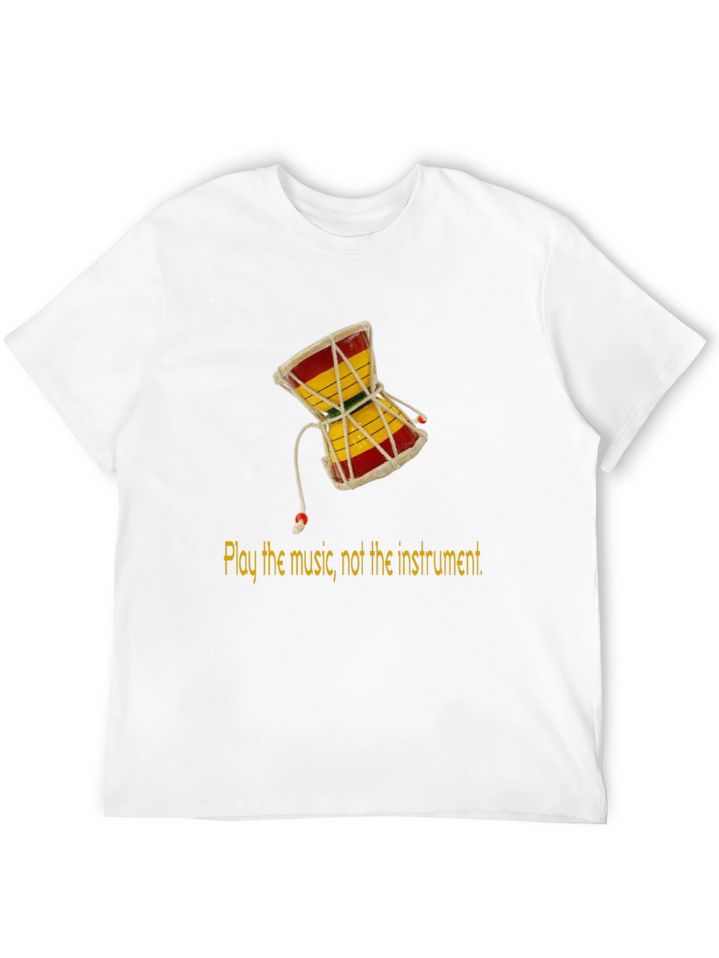 Play the Music Damru Graphic Tee