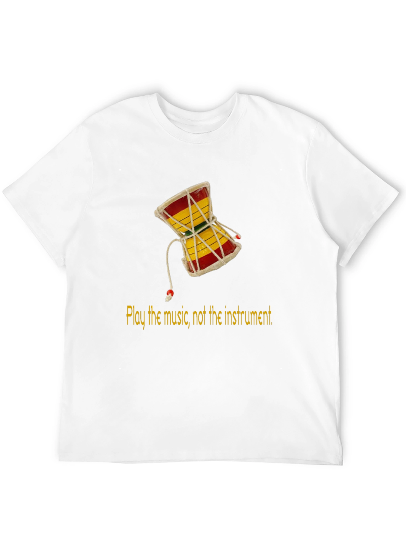 Play the Music Damru Graphic Tee