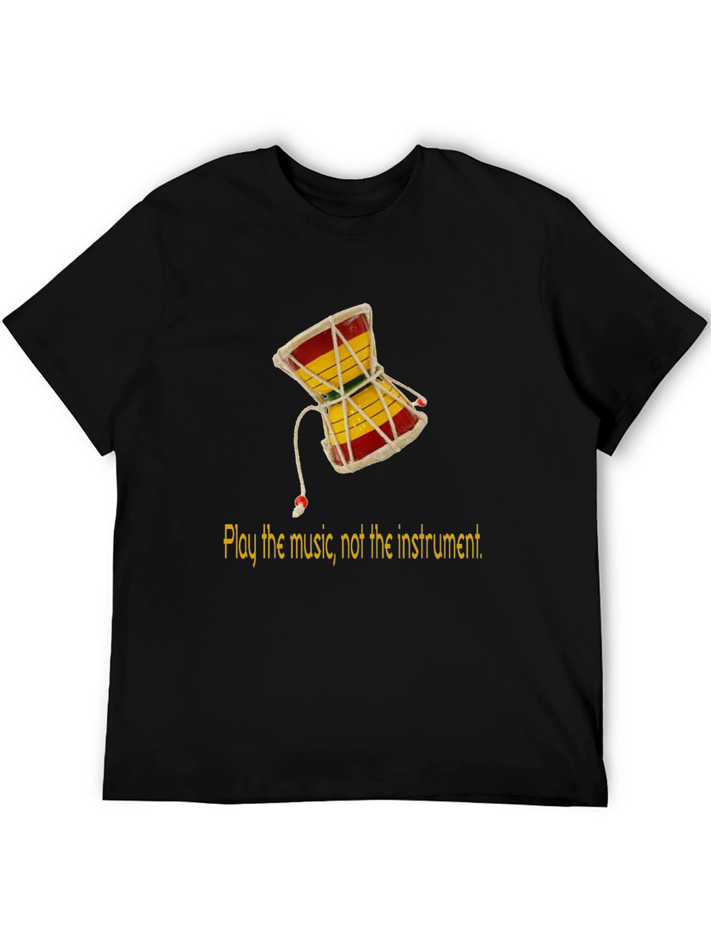 Play the Music Damru Graphic Tee