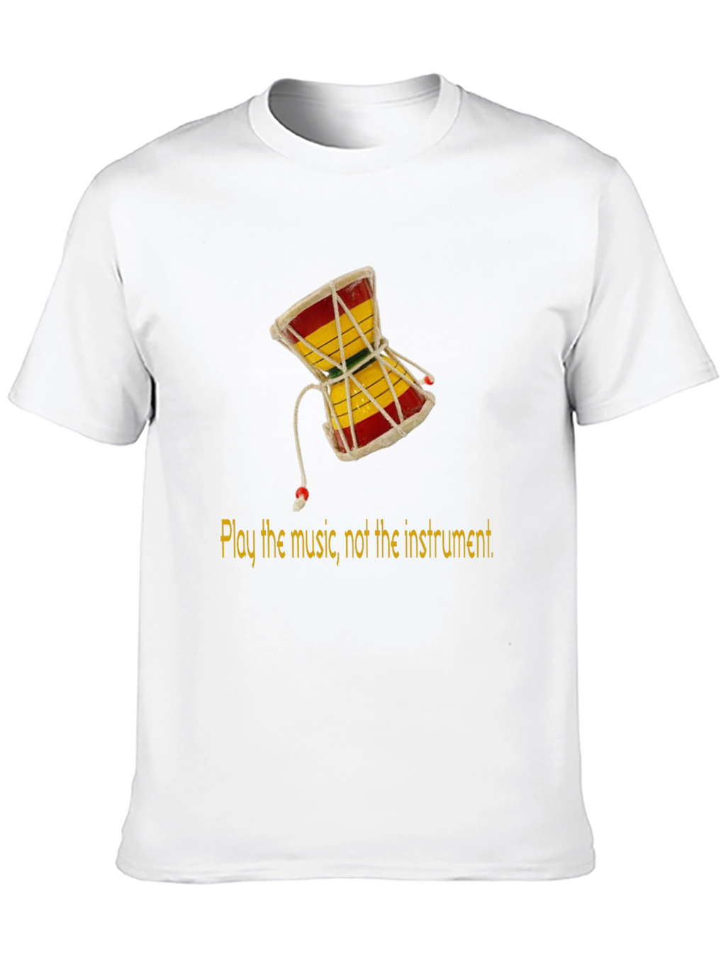 Play the Music Damru Graphic Tee