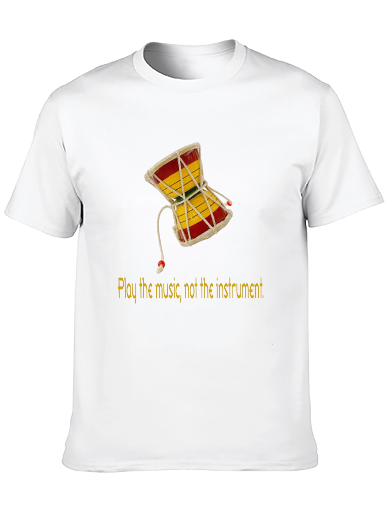 Play the Music Damru Graphic Tee