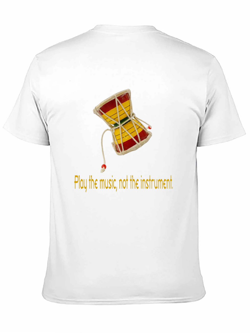 Play the Music Damru Graphic Tee