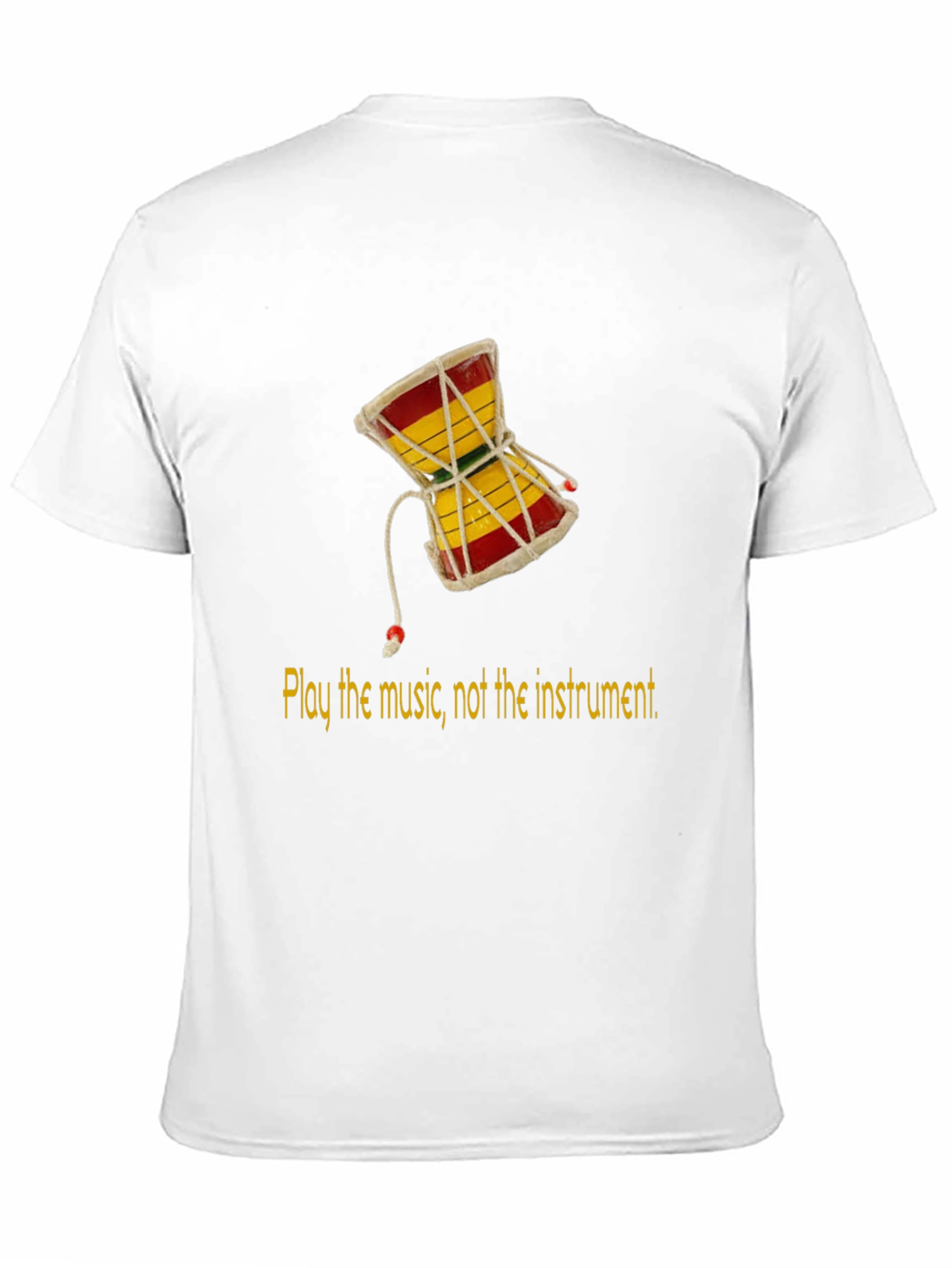 Play the Music Damru Graphic Tee
