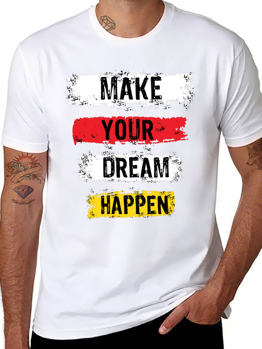 Inspirational Graphic Tee: Make Your Dream Happen