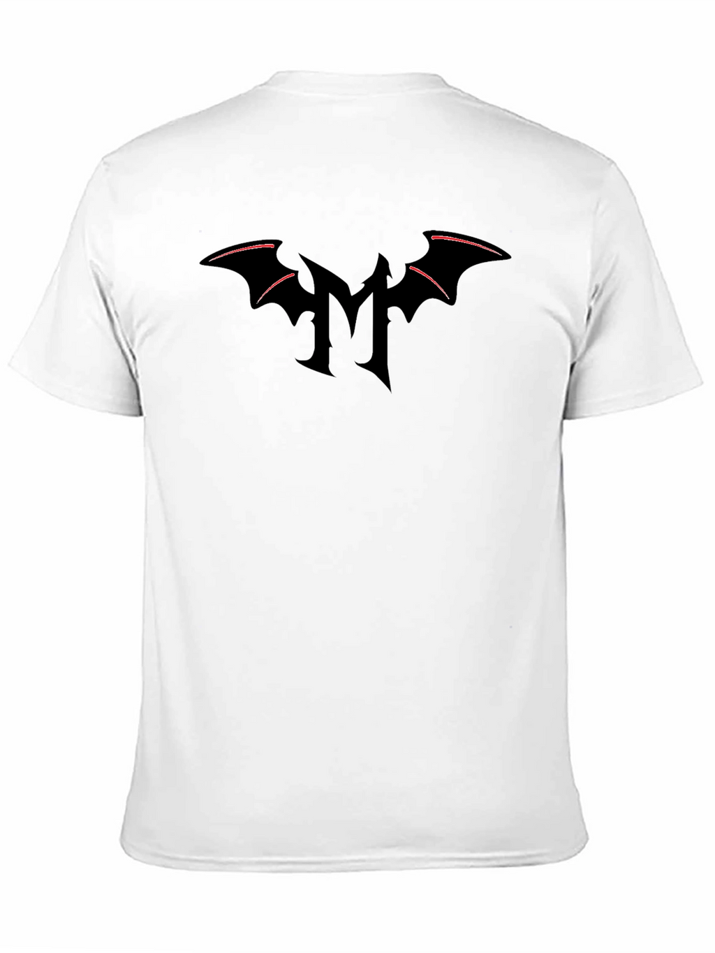 Dark Bat Wing Logo Black T-Shirt